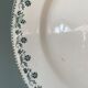 Set of 2 old dishes Moulin des Loups and Hamage, model "Georgette"