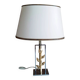 Stylised pink table lamp and shade 57 cm