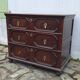 Jacobean style wooden chest of drawers