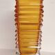Jarrón de cristal con base de plata. Italia, 1970s