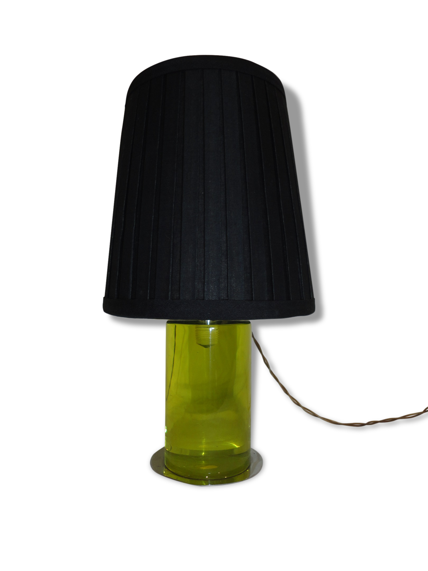 Lamp vintage 60s metal and acrylate