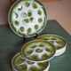 Service assiette coquilles céramique Orchies Moulin des Loups X11 et un grand plat,assiette à huitre
