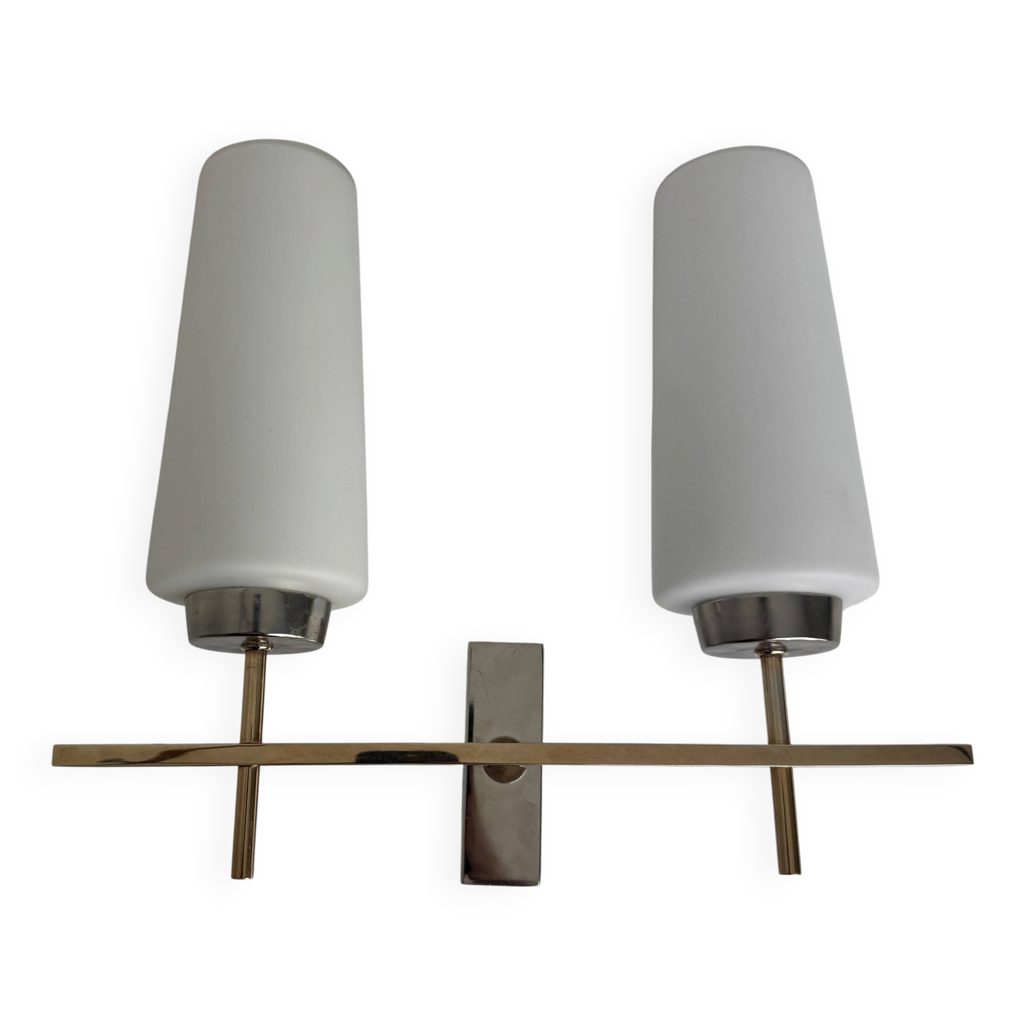 Ancienne applique double « maison arlus » 1950 vintage