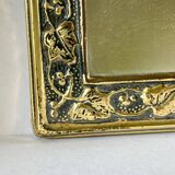 Vintage  Brass Wall mirrored Candle Sconce