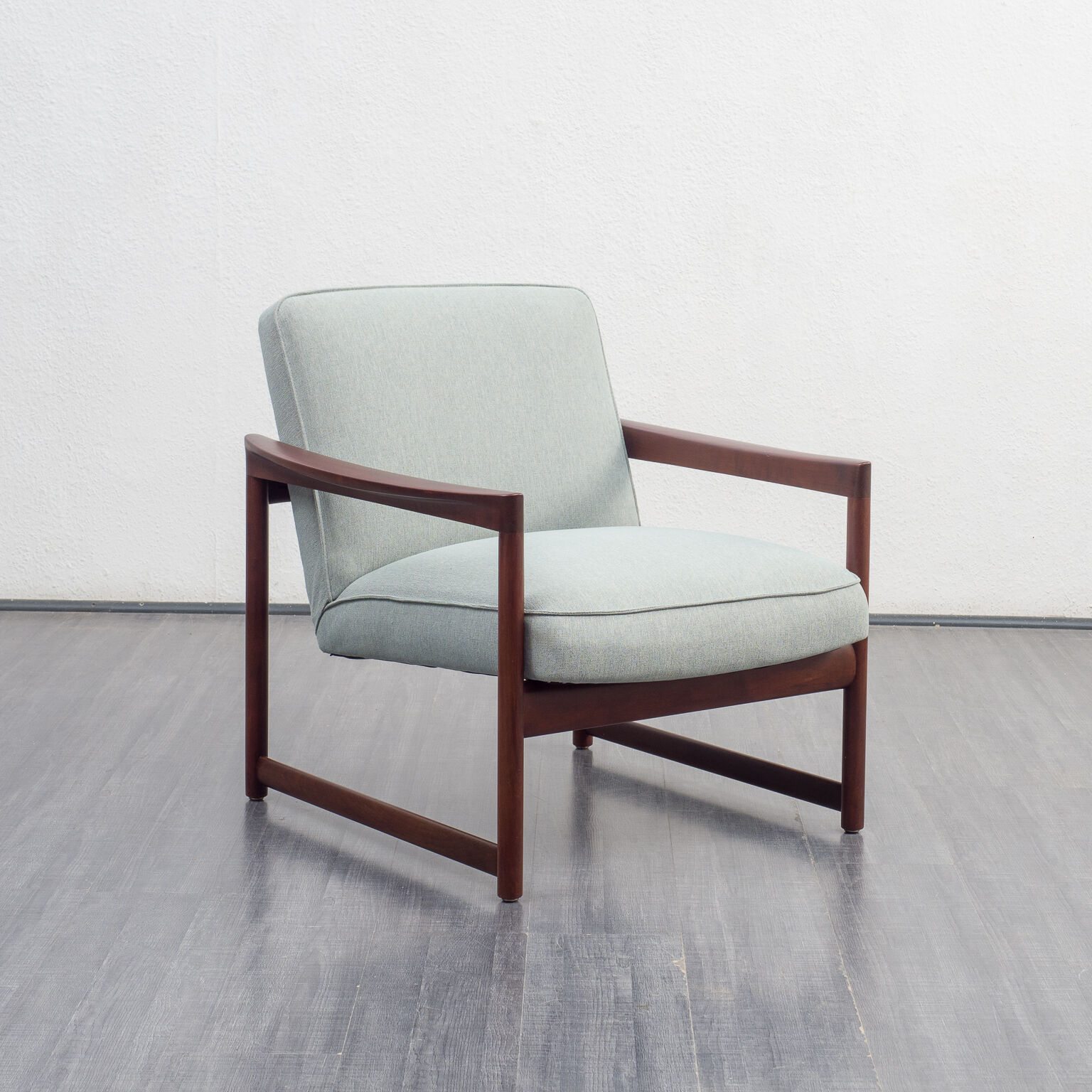 Pair of vintage armchair, cherry, restored