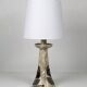 Pair of Bouffioulx sandstone candle lamps signed Dubois - 1970s