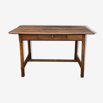 Small Farm Table In Oak From 18th Century Eme