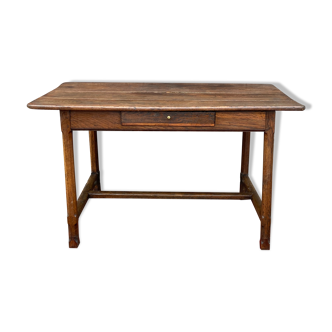 Small Farm Table In Oak From 18th Century Eme