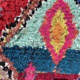 Berber carpet Butcher's with colored diamonds