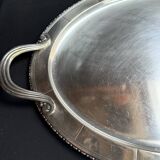Large tray – Silver-plated metal – Goldsmith Bouillet & Bourdelle