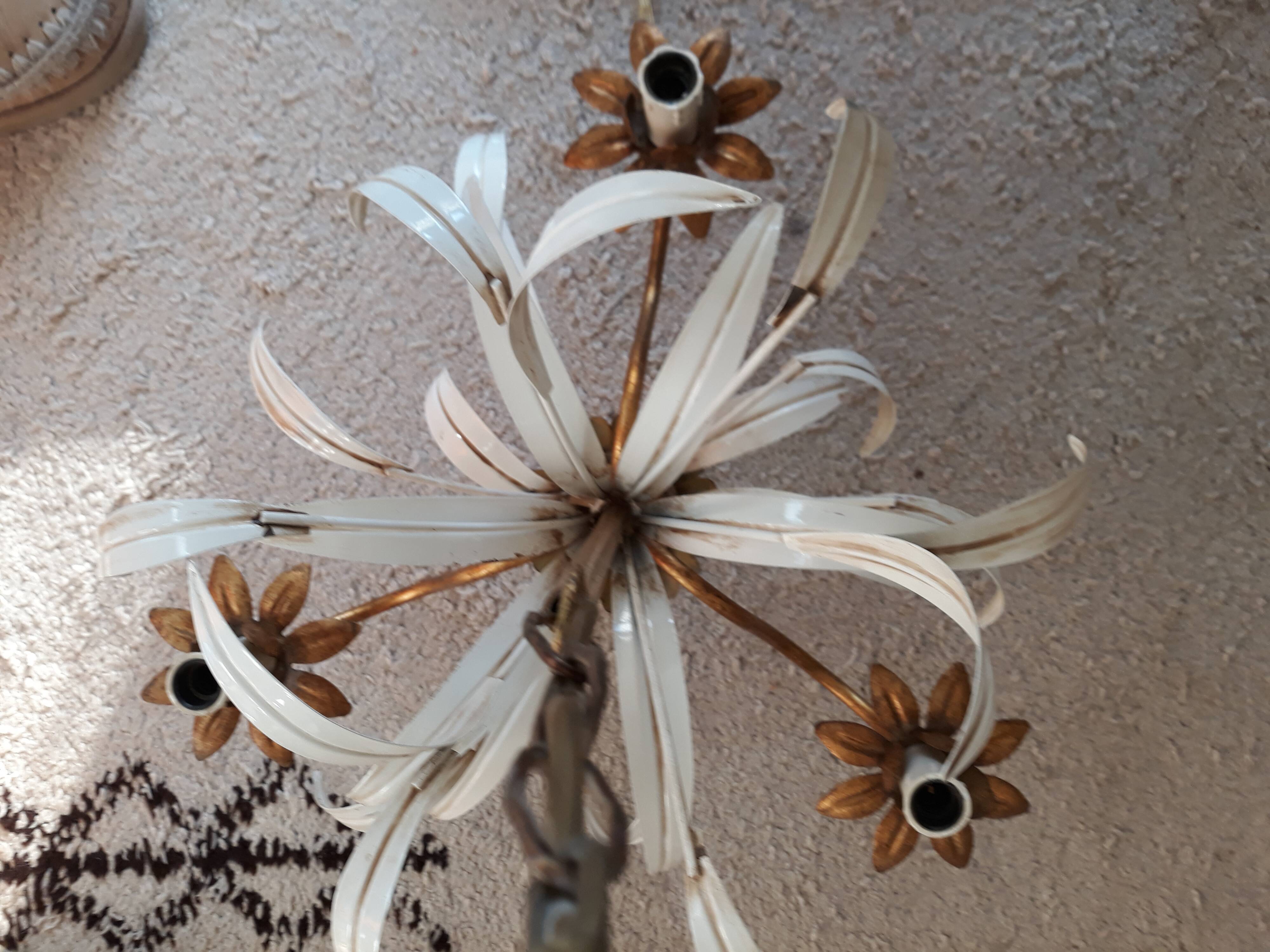 Lustre Masca en laiton 3 feux