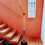 Chrome floor lamp against weight 70s