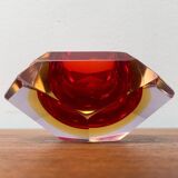 Vintage Italian Sommerso glass candlestick or ashtray