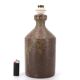 Cylindrical stoneware potter's lamp base, 1970s