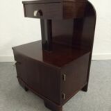 Art Deco mahogany bedside table