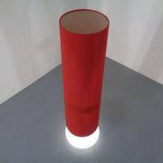 Floor lamp with illuminated glass stand from Doria Leuchten, 1960s.