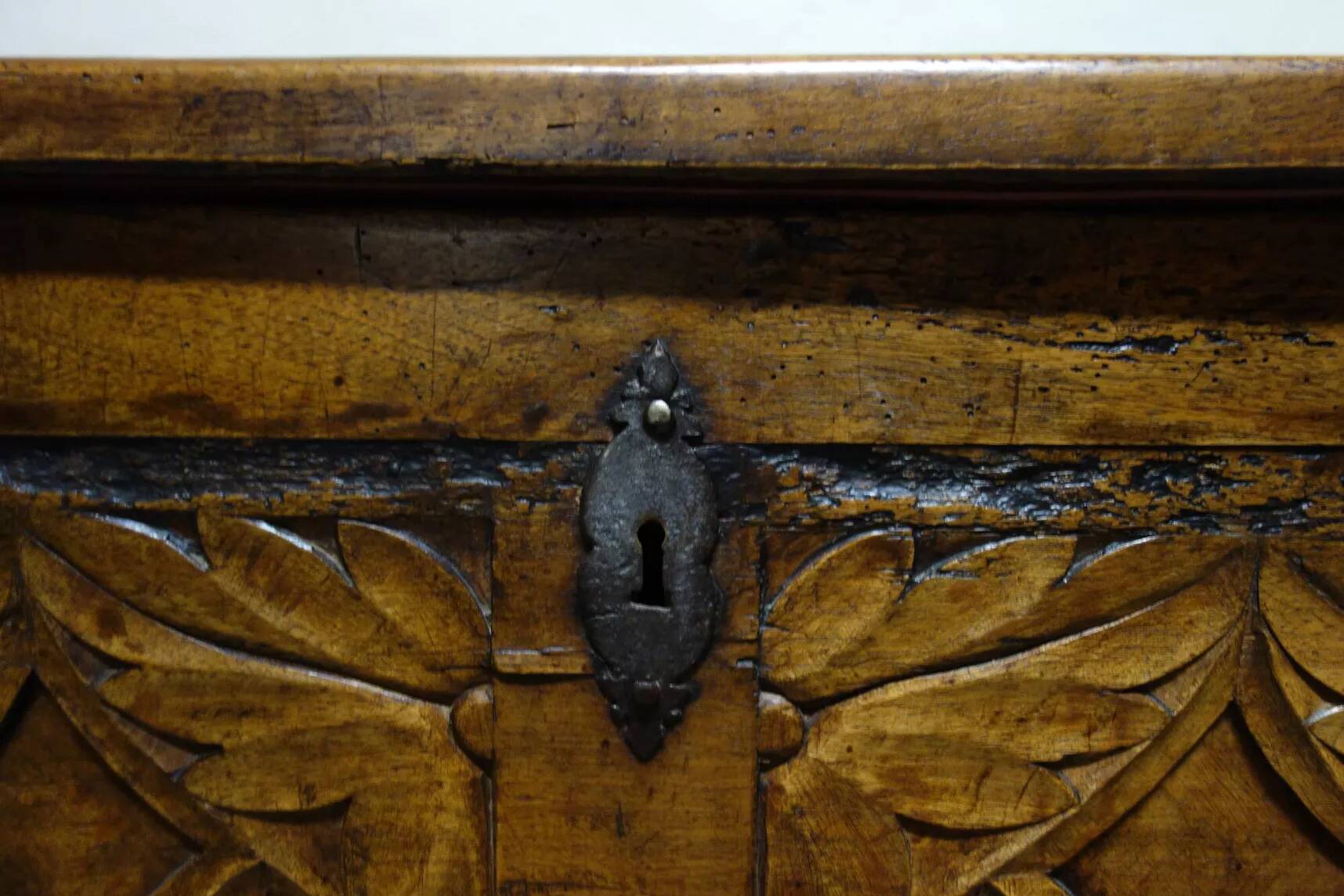 Rustic Neo-Gothic Chest, Mid-18th Century