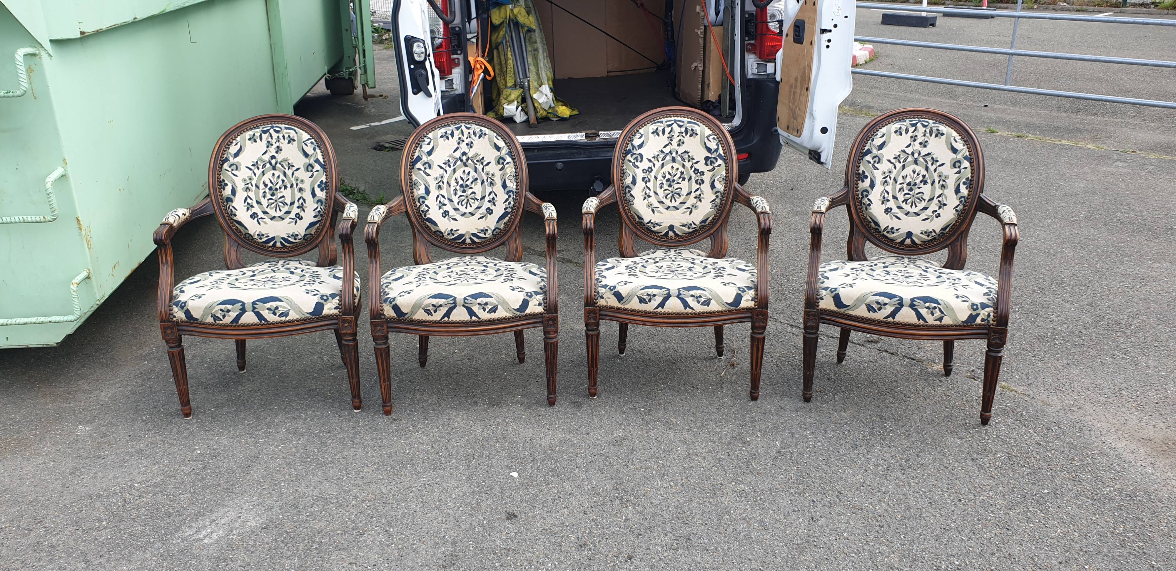 Armchairs Bergeres Louis XVl