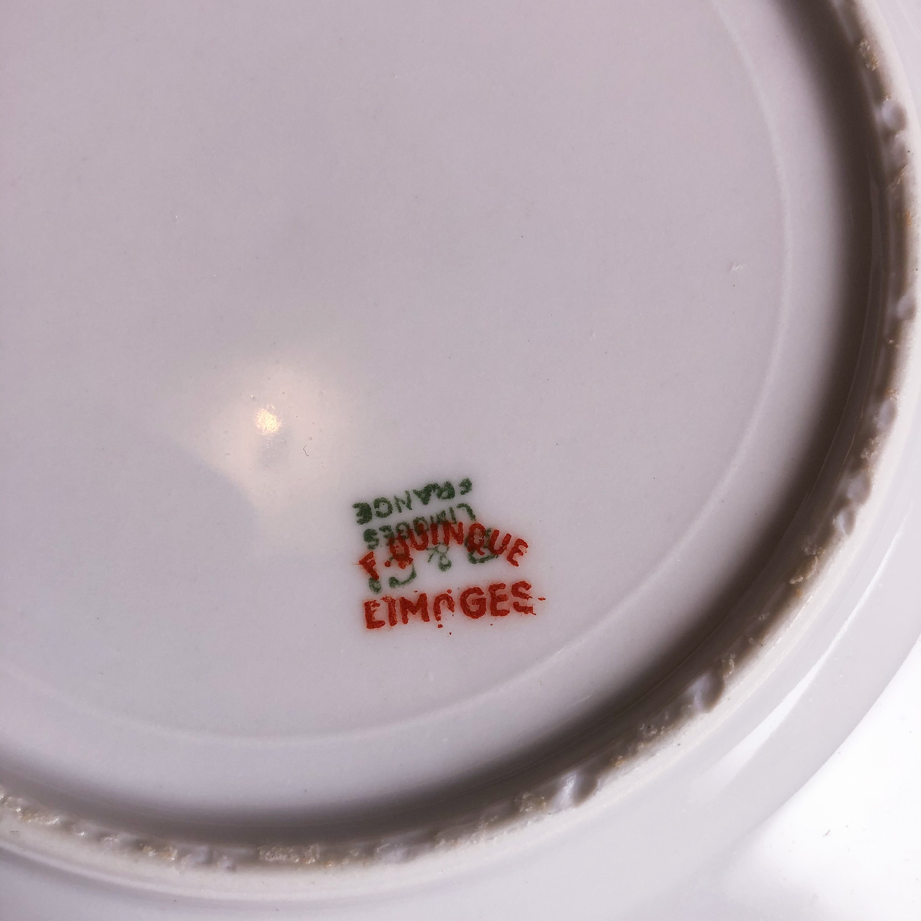 Set de 6 assiettes à dessert en porcelaine