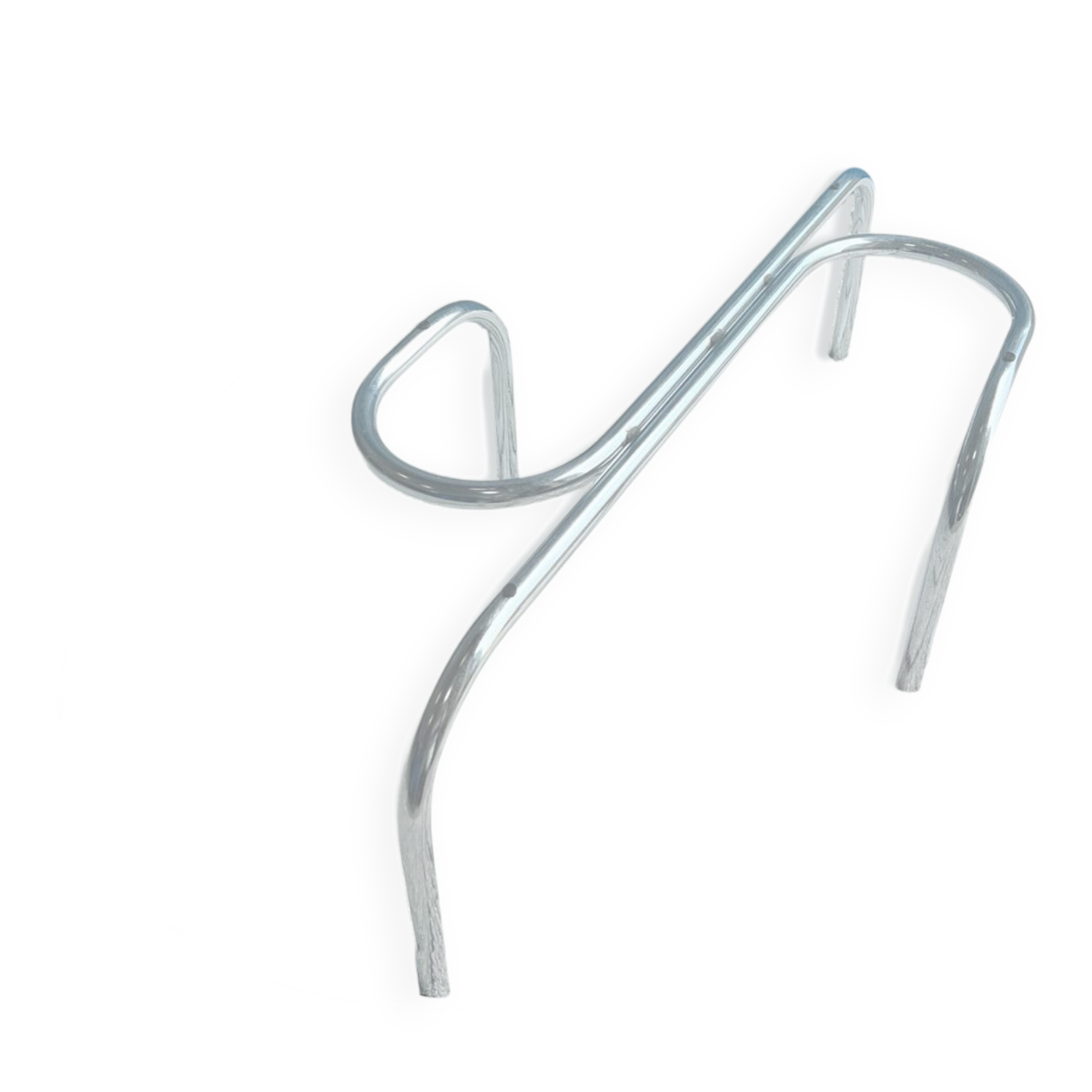 Oval coffee table 1970 beveled glass