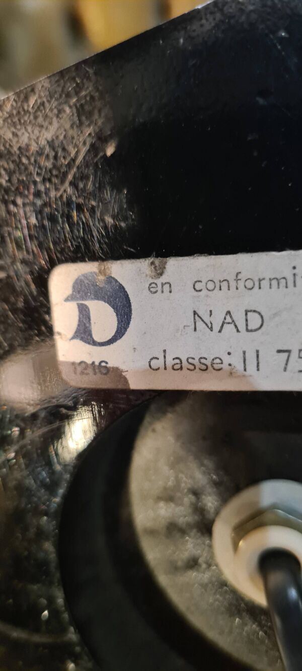 Lampe le dauphin 1960/70 abat jour d'origine