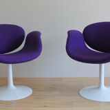 Pair of Little Tulip chairs by Pierre Paulin