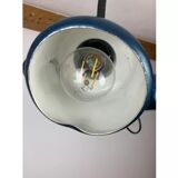 Rolly chandelier 3 blue adjustable spots, 70s
