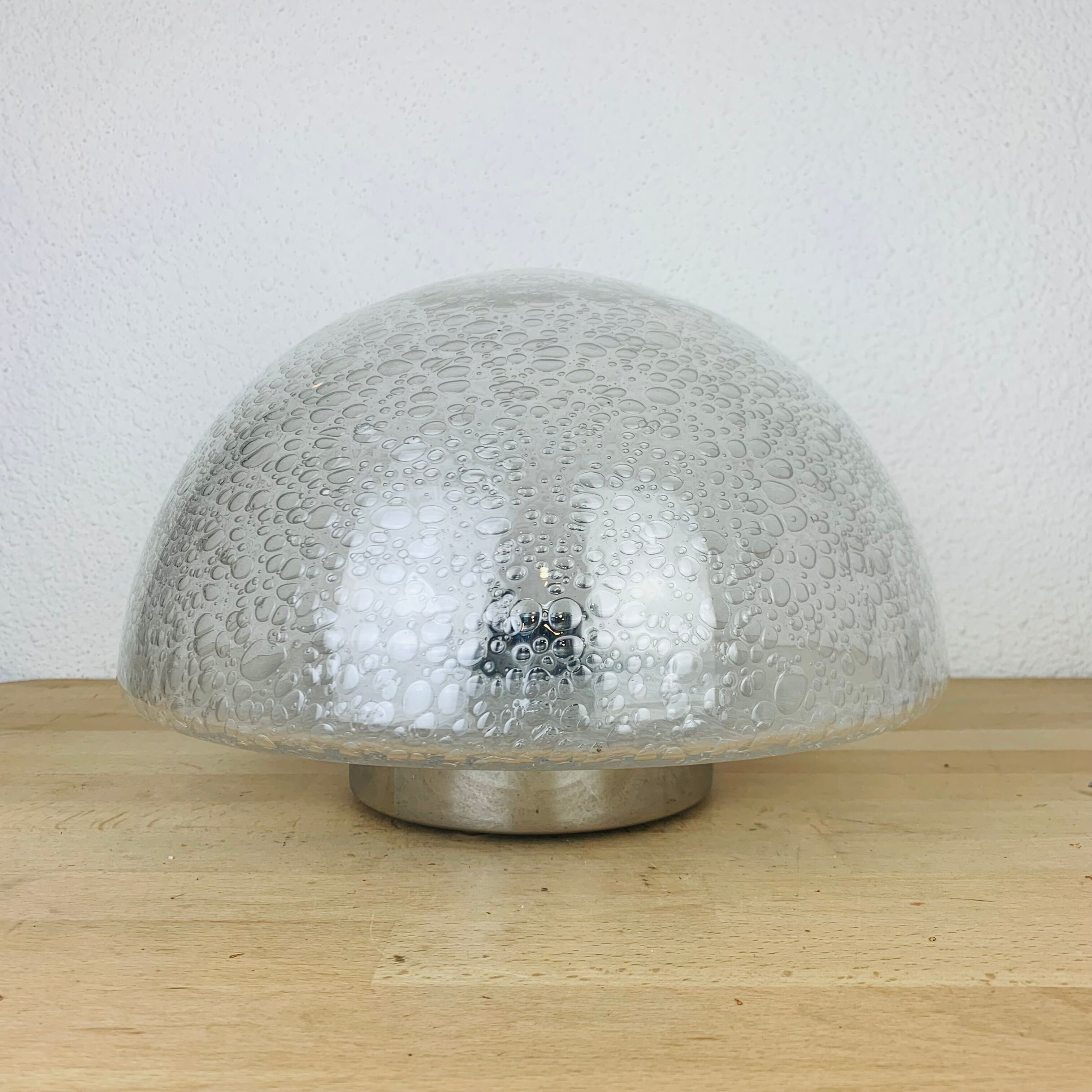 Wall lamp globe Keuco bubble glass space age 70s