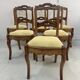 Suite de six chaises de style Louis Philippe en merisier XIX siècle