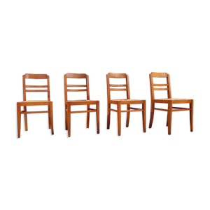lot de 4 chaises paille