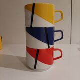 Stijl MoMa stackable set of 3 cups