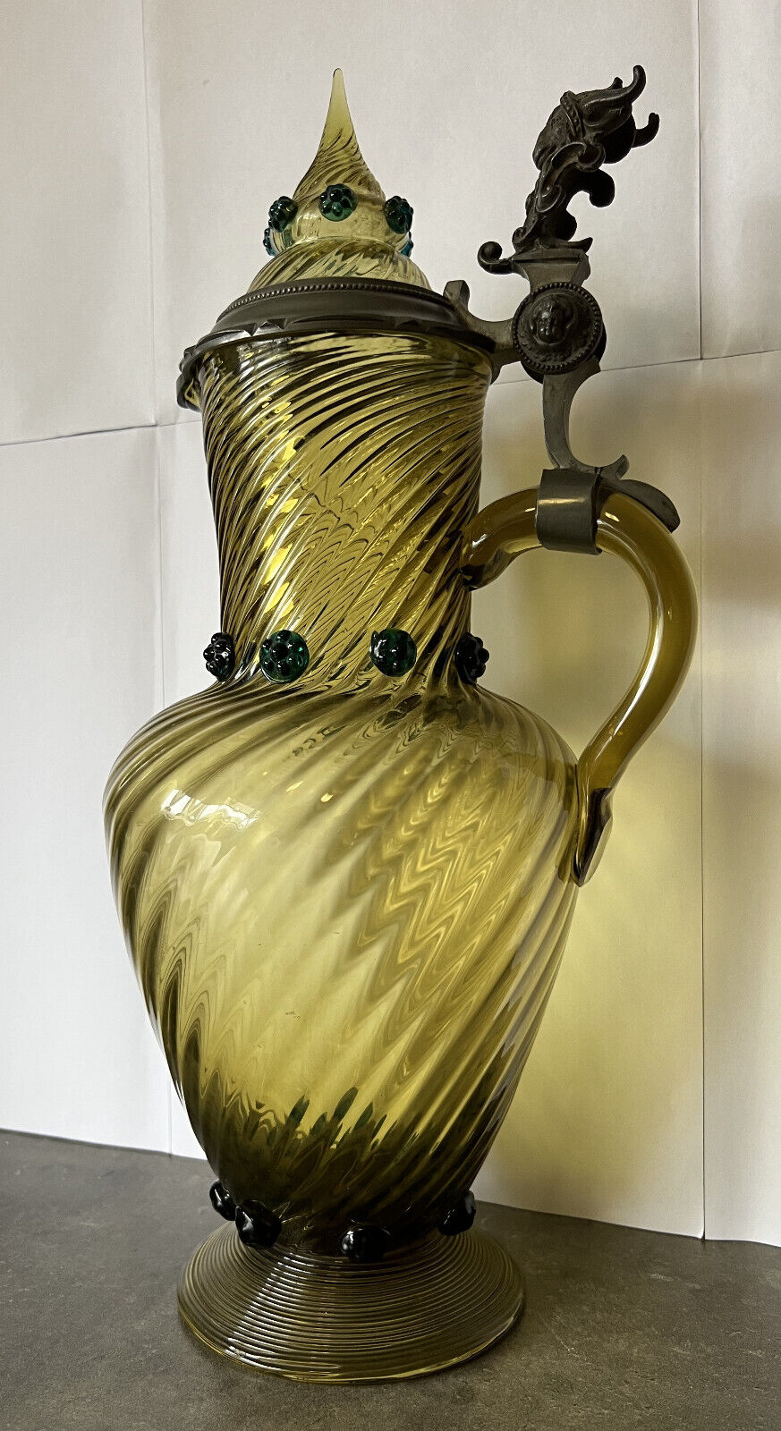 Napoleon III era Murano glass pourer circa 1880