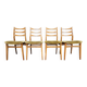 Set of 4 Scandinavian chairs by Bähre Mignon Möbel 1960