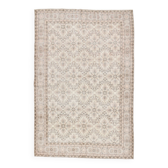 Tapis vintage bordé, 218x326cm