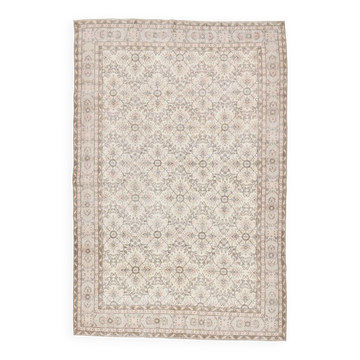 Tapis vintage bordé, 218x326cm