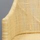 Lot de 6 chaises en rotin et bois