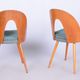 Set of Four Original Midcentury Ash Chairs by Antonin Suman, Czechia, 1930s