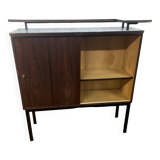 Vintage rosewood bar by Metalform from the 60s