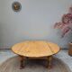 Table basse ronde en bois