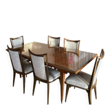 Rectangular table and 6 chairs