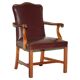 Carver office chair in Spencer House leather
