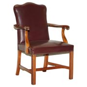 Carver office chair in Spencer House leather