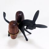 Salt and Pepper Shaker Set by Walter Bosse, Herta Baller, Austria, 1950s