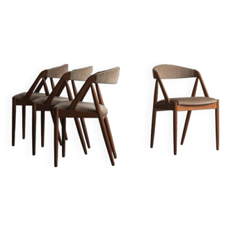 Set of 4 dining chairs Model 31 by Kai Kristiansen, Denmark, 1960s