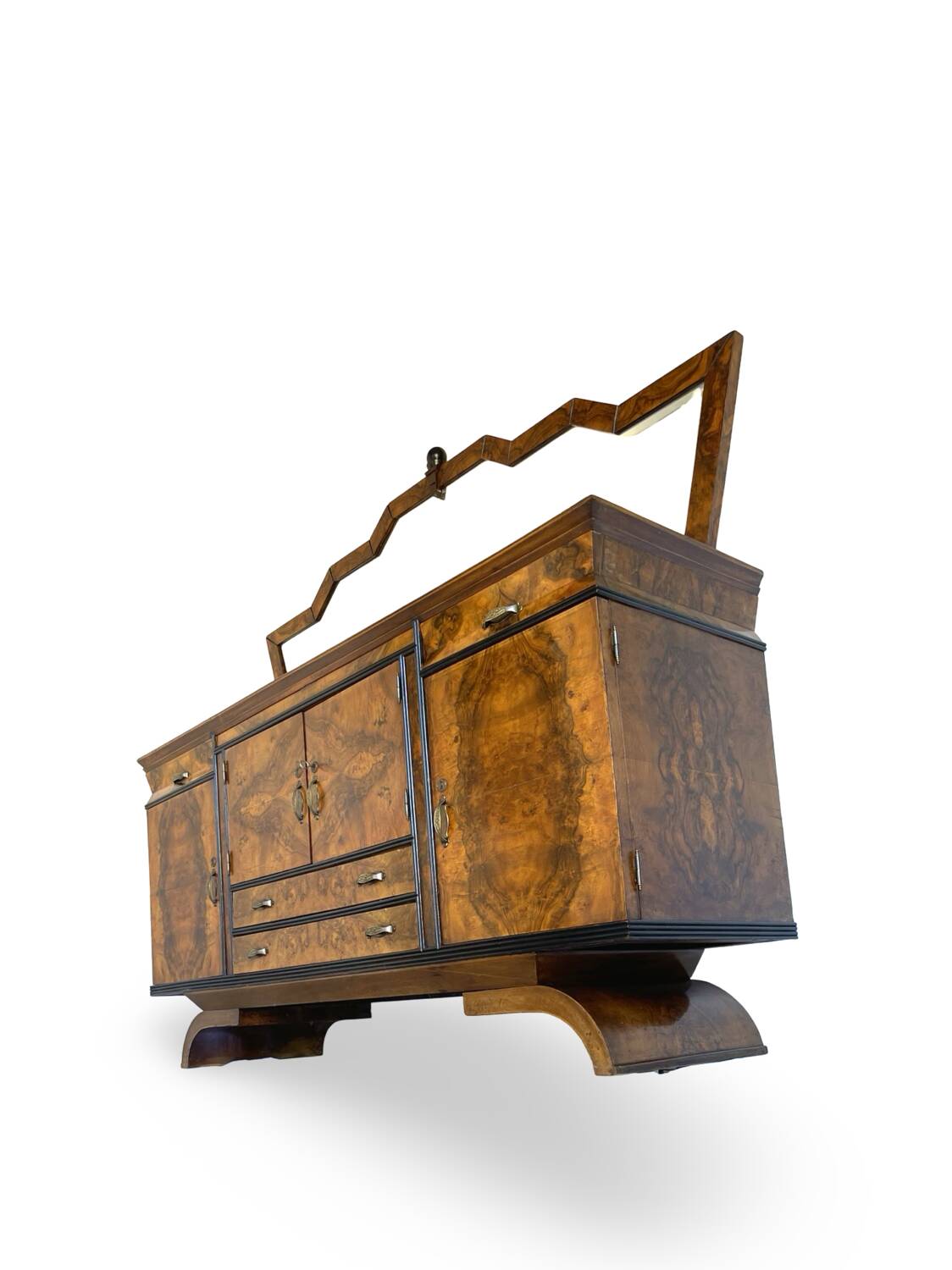 Crédence/buffet Art déco italien, années 1920.