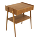 Scandinavian teak bedside table, AB Carlströms & Co Möbelfabrik, Sweden
