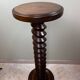 Brutalist turned wood column
