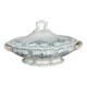 Covered dish, vegetable dish in Maastricht earthenware, Clara model