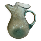 Bubbled glass decanter