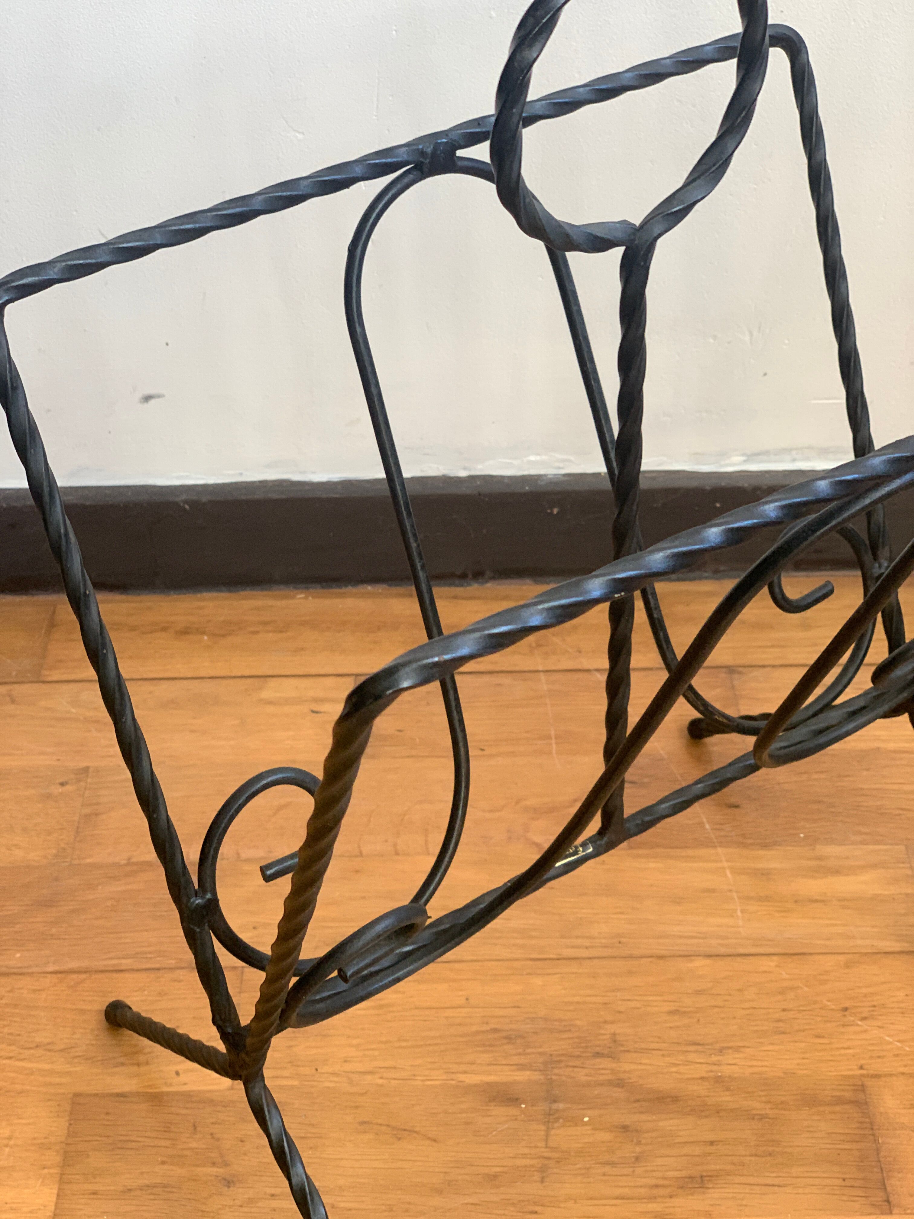 Wrought iron review door